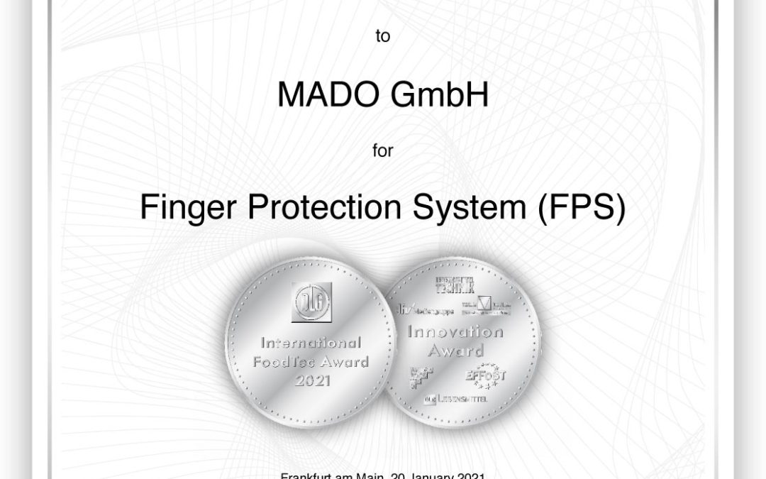 International FoodTec Award 2021 in Silver for Mado