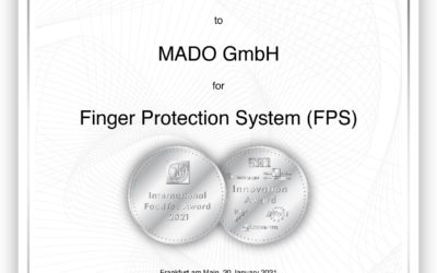 International FoodTec Award 2021 in Silver for Mado